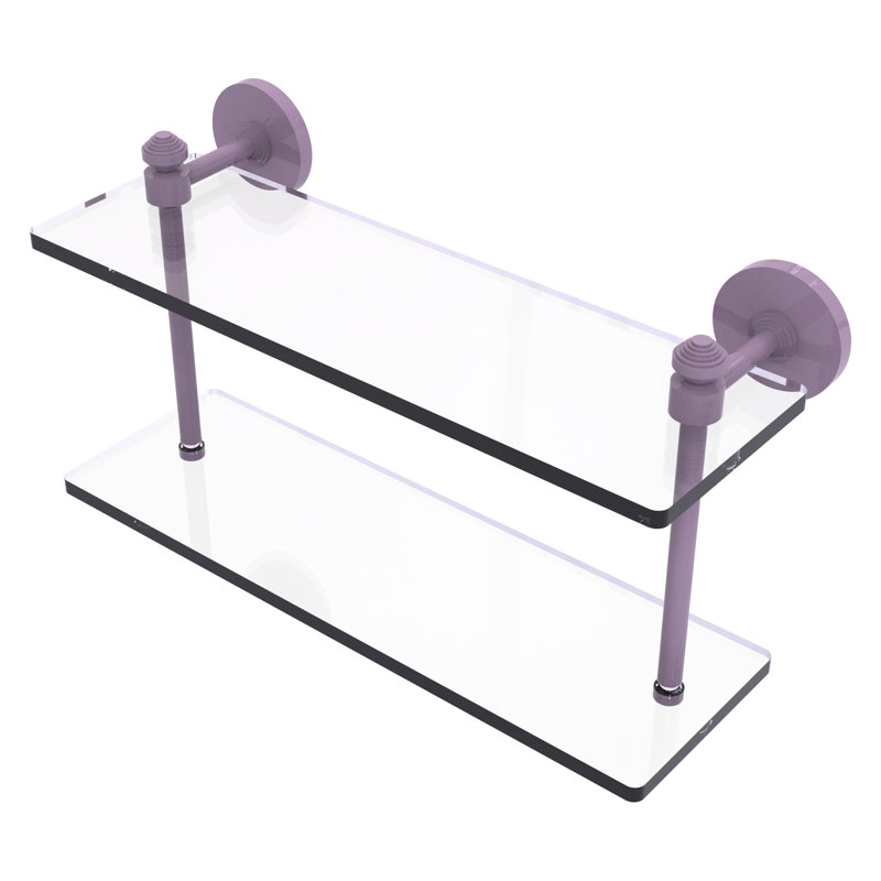 Tablette flottante 2 pièces Southbeach, H 8 po x l 16 po x P 5 po, Lavande