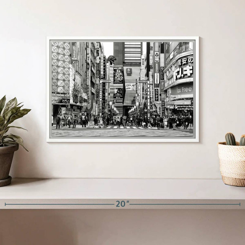 Godzilla Road, Cadre flottant blanc, 13 po x 9 po