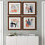 «Floating on Silk I», ensemble de 4 impressions sur toile encadrées-769523357-769523360
