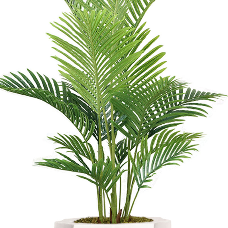 Palmier artificiel en pot 68,08 ", Noir