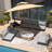  Imir 6 - Person Outdoor Patio Sectional Sofa with Cushions-557843993