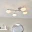 Myakka Glass Semi Flush Mount-1816180799-1816180798