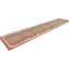 Tapis de couloir oriental multicolore à motif géométrique Kilim