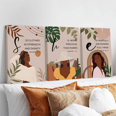 3 Piece Wrapped Canvas Set