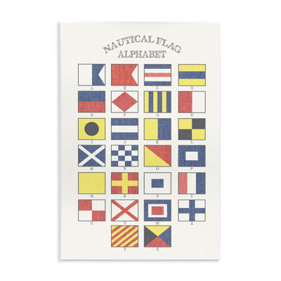 «Nautical Flag Alphabet» par Amalie, impression