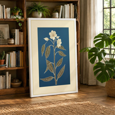 Luminous Bloom Botanical - Wrapped Canvas