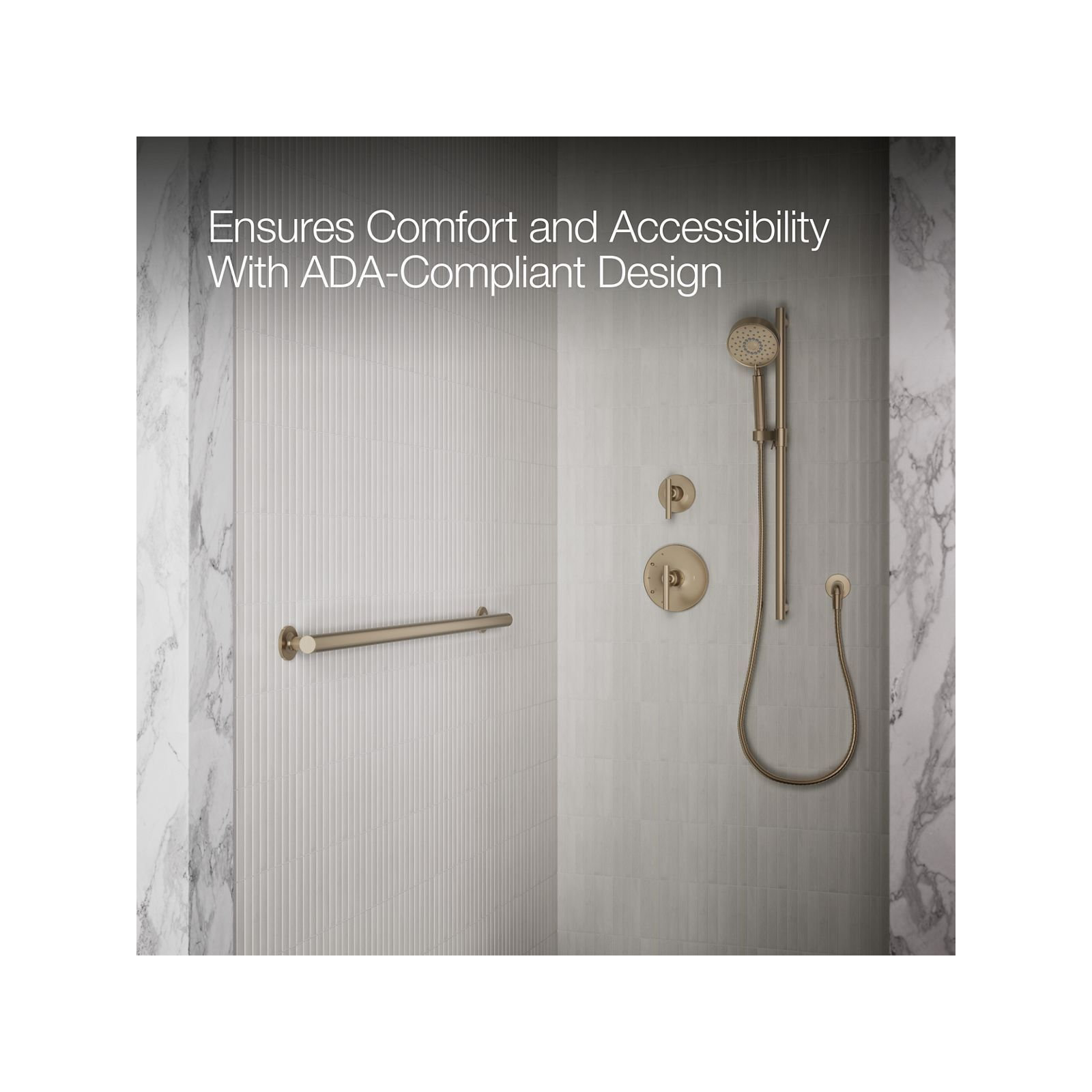 Purist Grab Bar, Vibrant Brushed Bronze, 36"W