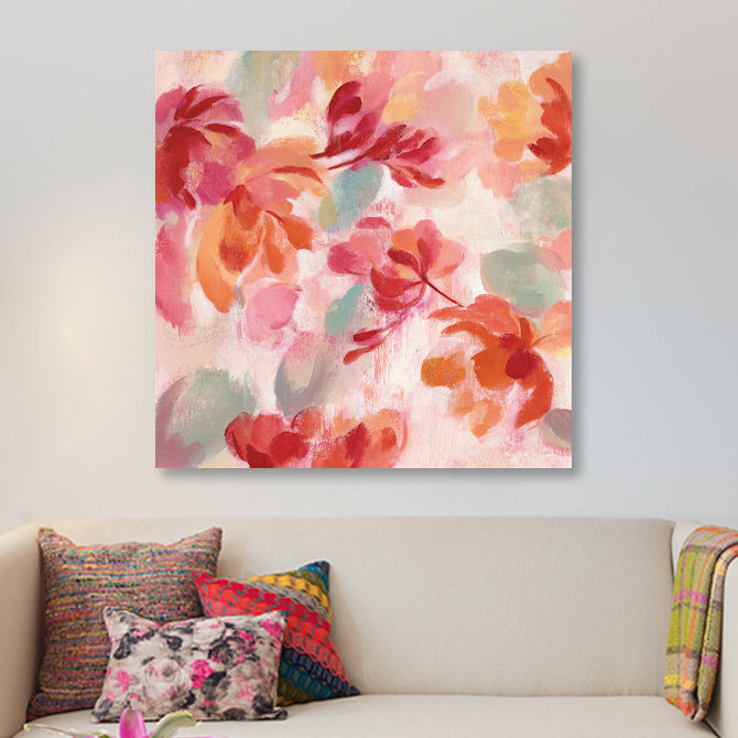 « spring galore ii », reproduction d’impression sur toile tendue, H 12 po x l 12 po x P 0,75 po, Toile tendue, Pas de tapis