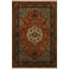 Tapis décoratif traditionnel à motif traditionnel et à franges-954902972