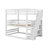 Full Size Triple Bunk Bed With Storage Staircase,Separate Design-2110724137