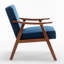 Velvet Seat Waiting Room Chair