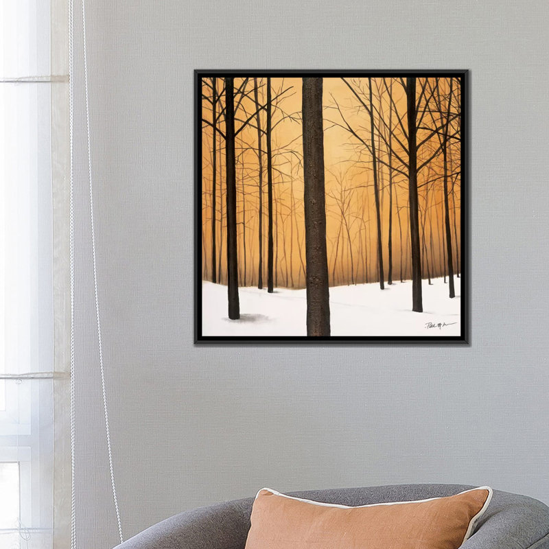 «Winter Warmth» par Patrick St. Germain, impression sur toile tendue, H 12 po x l 12 po x P 0,75 po, Toile tendue