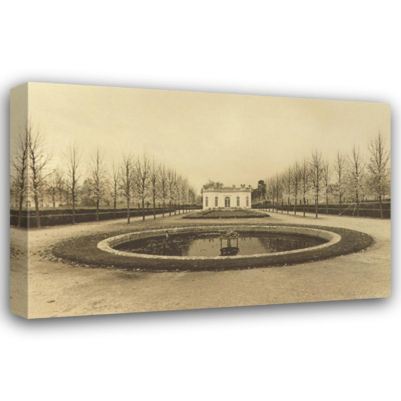 Pavillon de la France à Versailles, H 16 po x l 24 po
