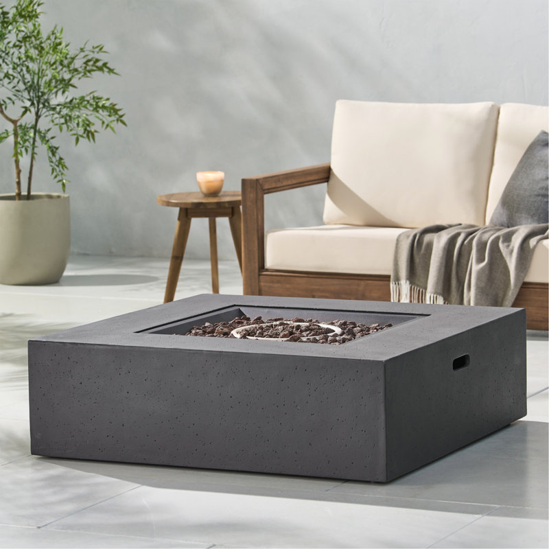 RÉSERVOIR DE TABLE À INCENDIE 50 000 BTU, Gris foncé