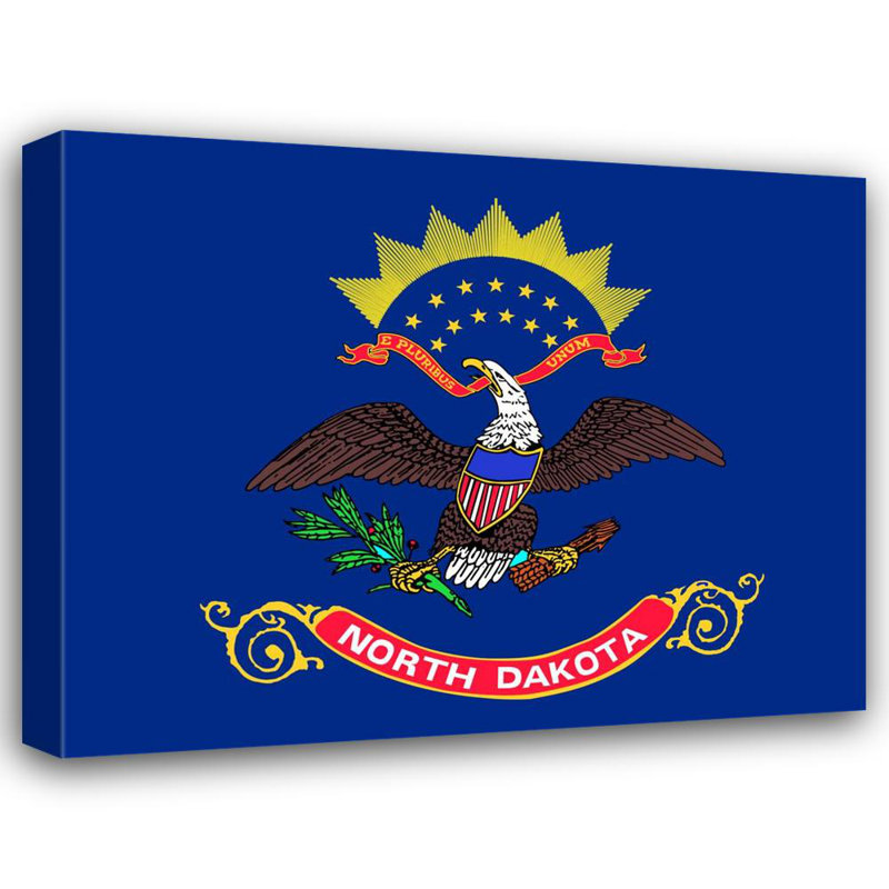 North Dakota State, H 28 po x l 36 po
