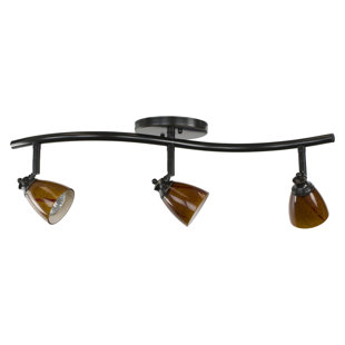 22.5'' 3 -Light Fixed Track Track Kit with Dimmable and Adjustable Head