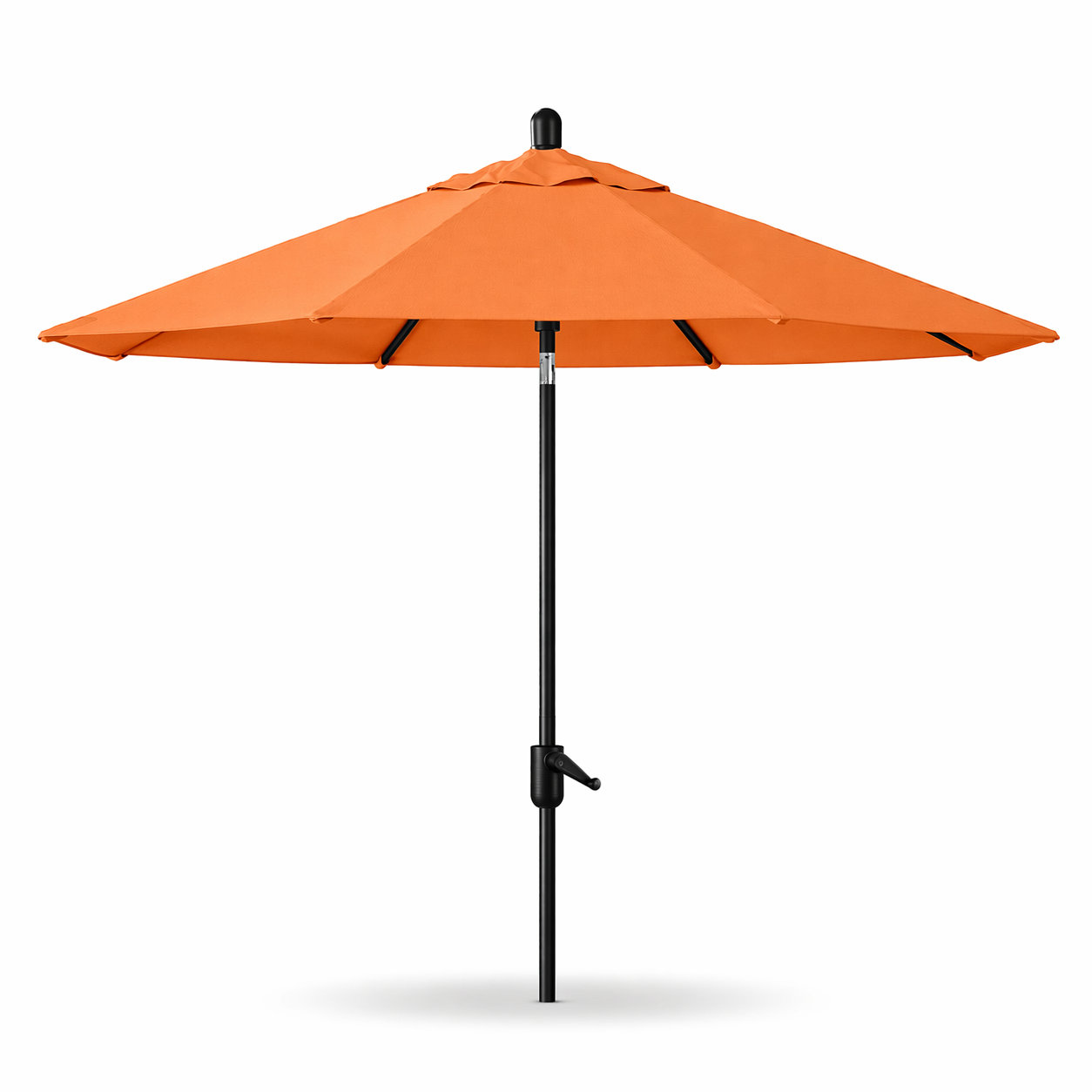 Natalie 8' 8" Market Sunbrella® Umbrella, Antique Bronze, Canvas Tuscan Sunbrella® Canvas
