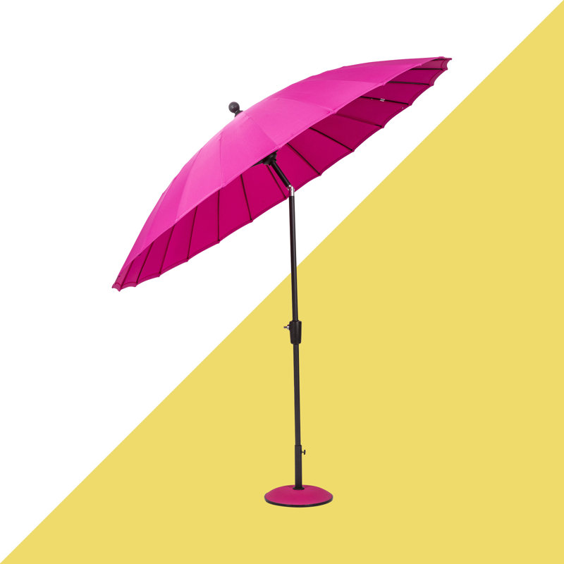 Nyle 270cm Market Parasol, Fuchsia