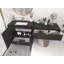 Meuble-lavabo autoportant 24 po avec lavabo en acrylique et tiroir noir 24 po Monterey-492681851-488498528-490662289