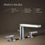 Composed Widespread Bathroom Faucet with Drain Assembly-1505490540