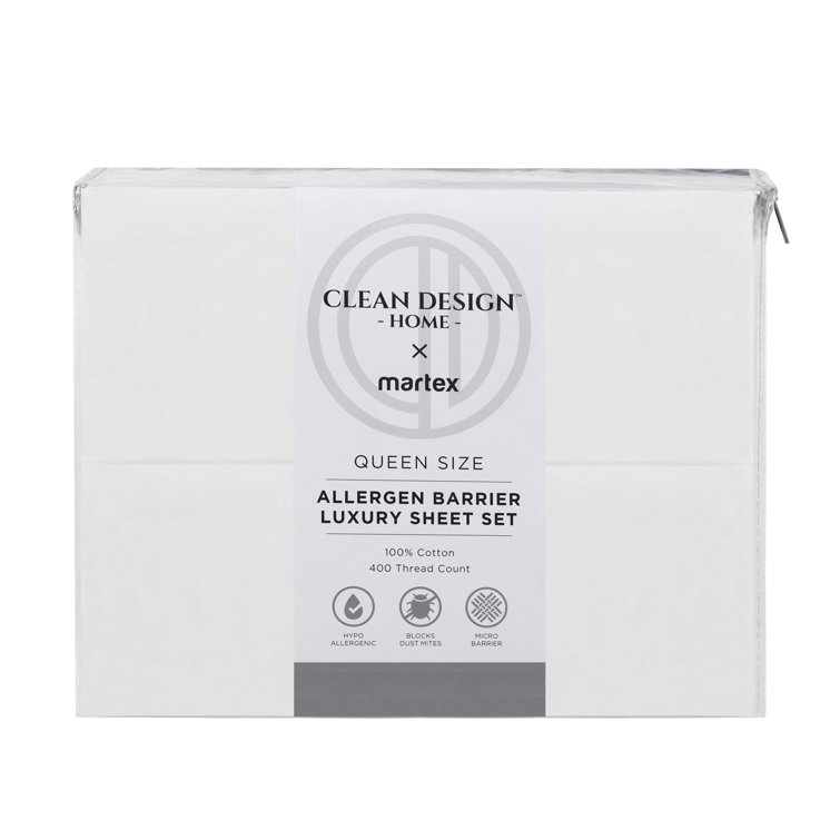 Clean Design Home X Martex Allergen Resistant Savoy Towel Set