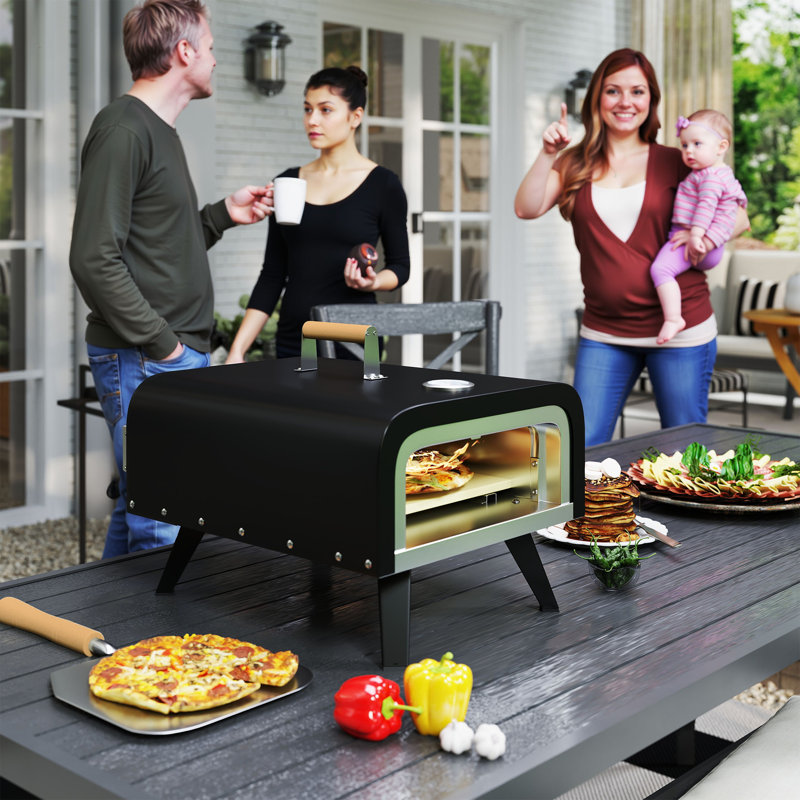 Outsunny Steel, Stainless Steel Countertop Pizza Oven