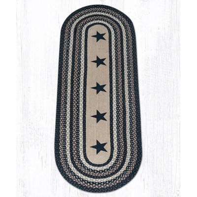  OP-313 Black Stars Oval Patch 2'x6'