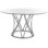 Yuko Round Glass Dining Table