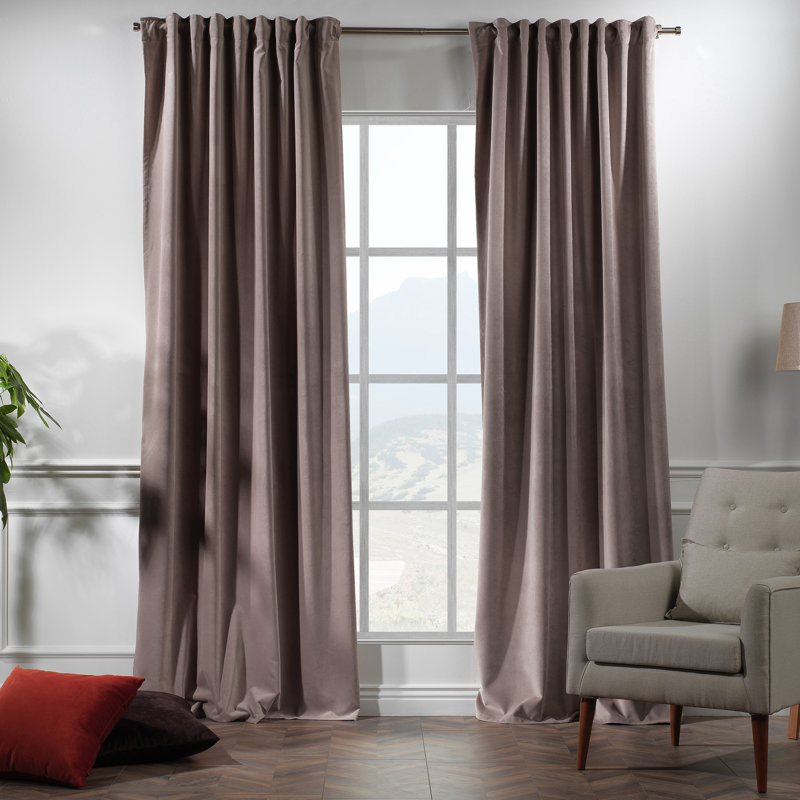 Decorative Double Panel in Matt, Extra Wide X Extra Long, L 52 po x L 84 po, 18 taupe rose
