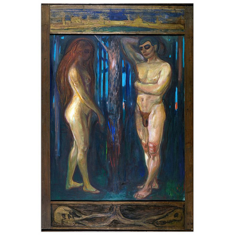 Edvard Munch - Wrapped Canvas Painting, 135cm H x 90cm W x 1.8cm D