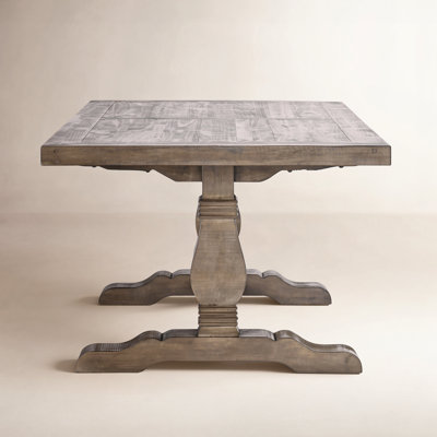 Kinston 78" Solid Wood Trestle Dining Table