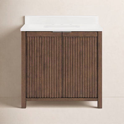 Through Lines 36" Single Bathroom Vanity