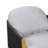 Grotta Outdoor Wood Club Chair, Dark Gray Rope with Gray Cushion-1469442925
