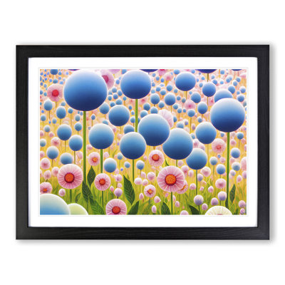 Extraordinary Flower Market - Single Picture Frame Print