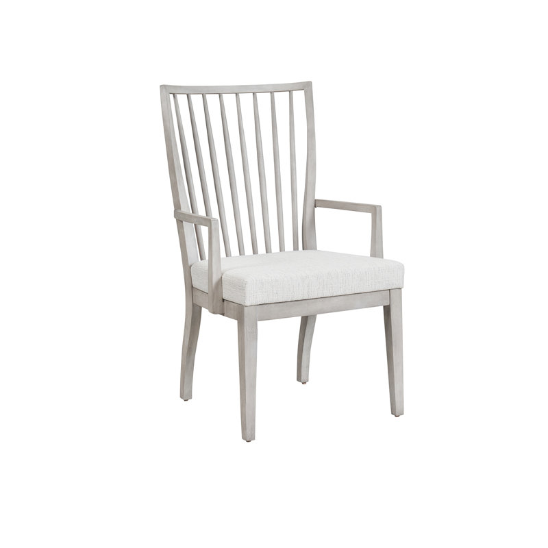 Windsor Back Arm Chair in Gray