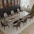 Tanjala 9 - Piece 110.23'' Extendable Sintered Stone Dining Table with 8 Leather Chairs Dining Set-1572612387