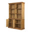 Armoire rustique en bois de style campagnard avec beaucoup de rangement, parfaite pour organiser et rehausser la décoration intérieure.-999378245