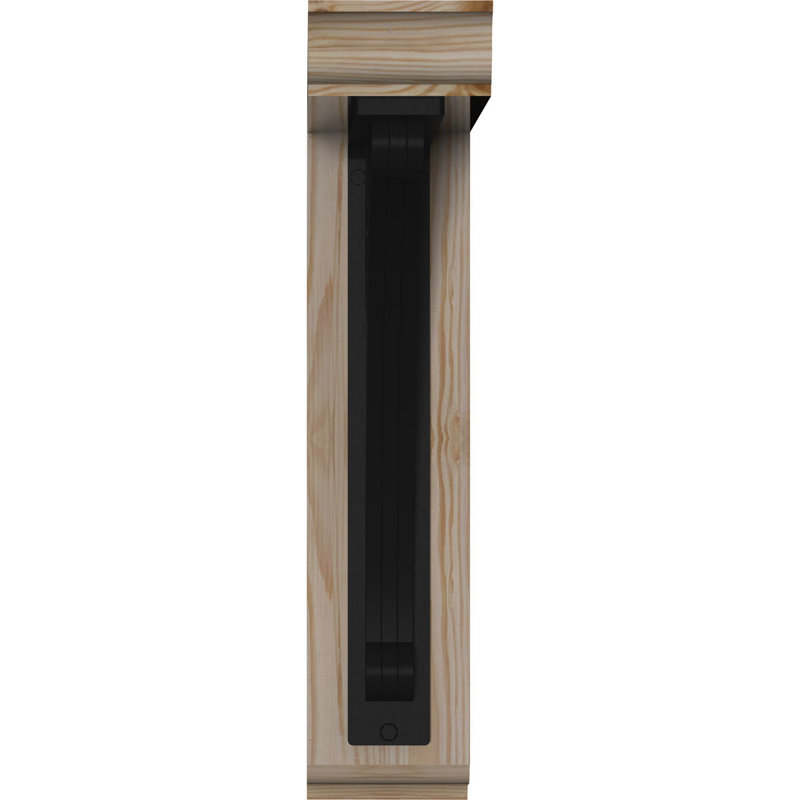 Crawley Traditional Traditional Ironcrest, H 19 po x P 16 po, Sapin de Douglas de l 3 1/2 po x T 2 po (lisse)