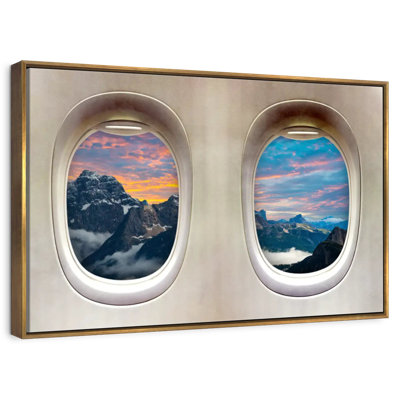 Transcontinental Airplane Windows