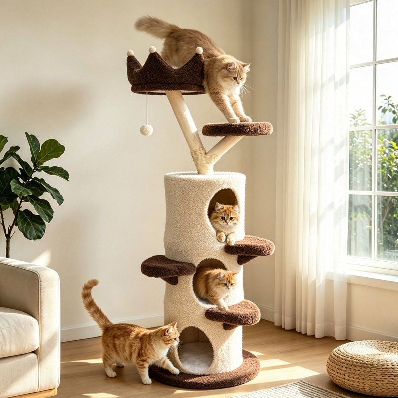 160cm H Cat Tree House
