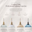 Luminaire suspendu en verre brossé de 9,45 po d'époque finition cuivre brossé Homologué UL-1245209522-1245209523-1245209534