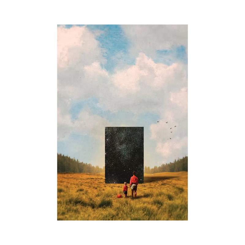 Son, This Is The Universe by Fran Rodriguez - Wrapped Canvas Painting, 20.32 cm H x 30.48 cm W