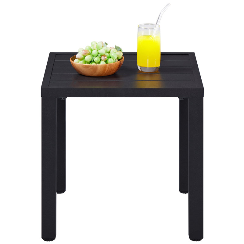 Sristi Square Metal Outdoor Balcony Table , 45cm cm W 45cm cm D