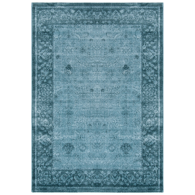 Walston Viscose Pile Oriental Rug, Rectangle 4' x 5'7"
