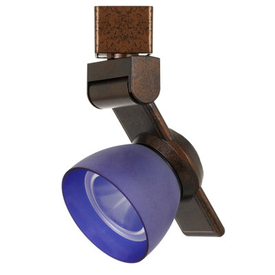 Cal Lighting Rust 12W Dimmable LED Track Fixture-6"H 750 Lumens 90 CRI 3000K 355 Degree Rotation 36 Degree Beam for Indoor Lighting