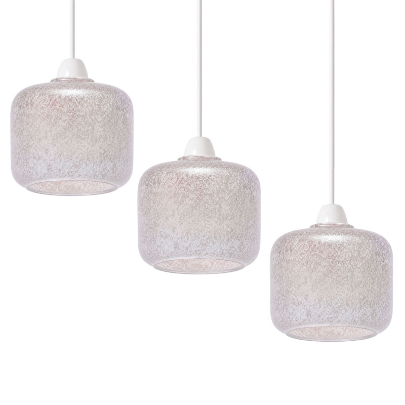 12cm H Glass Lamp Shade in Clear