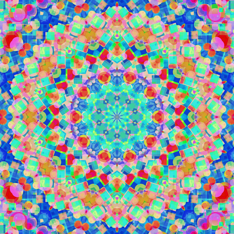 Geometria, H 20 po x l 20 po, Non, Toile tendue