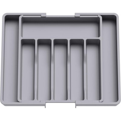 Barthelmess Plastic Rectangle Chest / Box Expandable Kitchen Drawer Organiser Cutlery Tray
