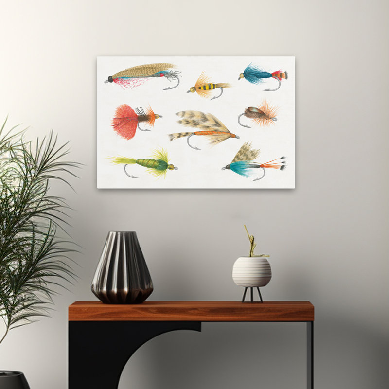 Contemporary Gone Fishin I, 24" H x 16" W