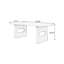 Bureaux rectangulaires bruns en bois massif-108738922